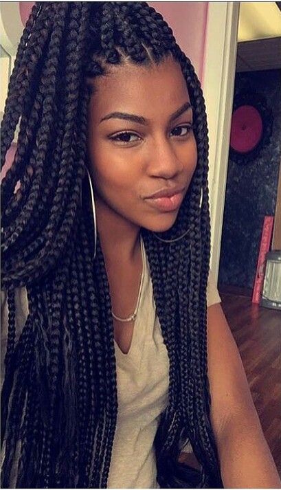 Janet Jackson box braids